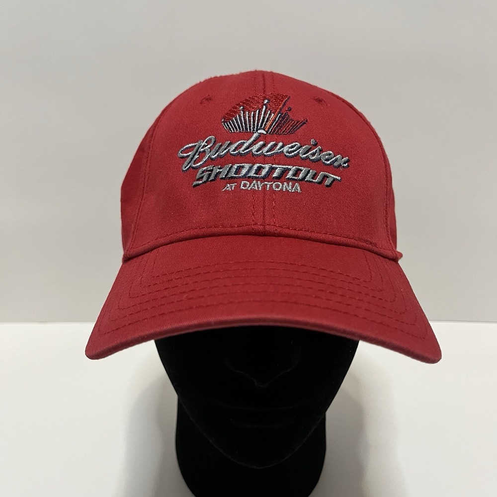 New Era Budweiser Shootout Daytona Red Stretch Fit Hat L/XL